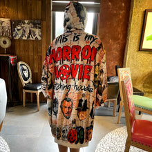 Load image into Gallery viewer, Horror Movie Icons Oversized Hoodie - Perfect Gift for Horror Enthusiasts
