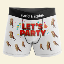 Load image into Gallery viewer, Personalized Party Boxers for Men &amp; Women - Fun &amp; Festive Gift Boxer Briefs PopCulturePrints
