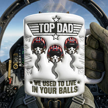 Load image into Gallery viewer, Top Dad - Personalized Fun Champion Dad Race Coffee Mug Coffee Mug PopCulturePrints
