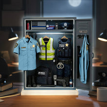 Load image into Gallery viewer, “Come Home Safe” - Police Personal Locker Light Box - Custom Gift for Officers, Sheriffs, Detectives, and First Responders Light Box PopCulturePrints
