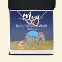 Load image into Gallery viewer, Personalized Mom Necklace with Heartfelt Message Jewelry PopCulturePrints
