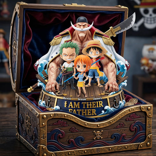 “I Am Their Father” - Ocean Adventure Crew Acrylic Plaque - Personalized Gift for Dad & Grandpa Shaped Plaques PopCulturePrints
