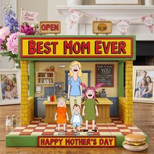 Load image into Gallery viewer, Best Mom Ever Acrylic Plaque - A Personalized Gift for Mothers, Grandmas &amp; More Shaped Plaques PopCulturePrints
