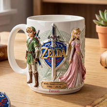 Load image into Gallery viewer, “Celebrate 40 Years of Love!” - Personalized Anniversary Gift Coffee Mug Coffee Mug PopCulturePrints
