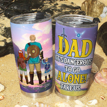 Load image into Gallery viewer, Personalized Dad Tumbler - Father&#39;s Day Gamer Gift Tumbler Cup PopCulturePrints
