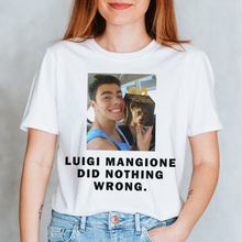 Load image into Gallery viewer, Luigi Mangione Supporter T-Shirt
