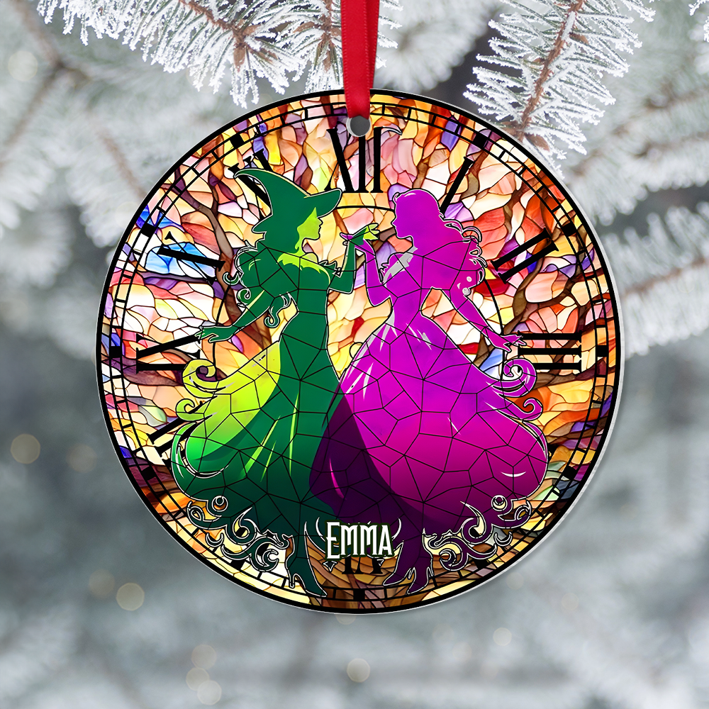 Personalized Christmas Ornament for Best Friends - Witchy Fantasy