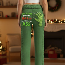 Load image into Gallery viewer, &quot;William Stole My Heart and Owns My Ass&quot; - Personalized Pajama Pants - Unique Gift for Her Pajama Pant PopCulturePrints

