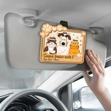 Load image into Gallery viewer, “Come Home Safe!” - Personalized Car Visor Clip for Loving Parents Car Visor Clip PopCulturePrints
