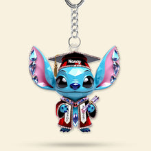 Load image into Gallery viewer, Celebrate Achievement with Custom Graduation Acrylic Keychain - Perfect Personalized Gift for Graduates Keychains PopCulturePrints
