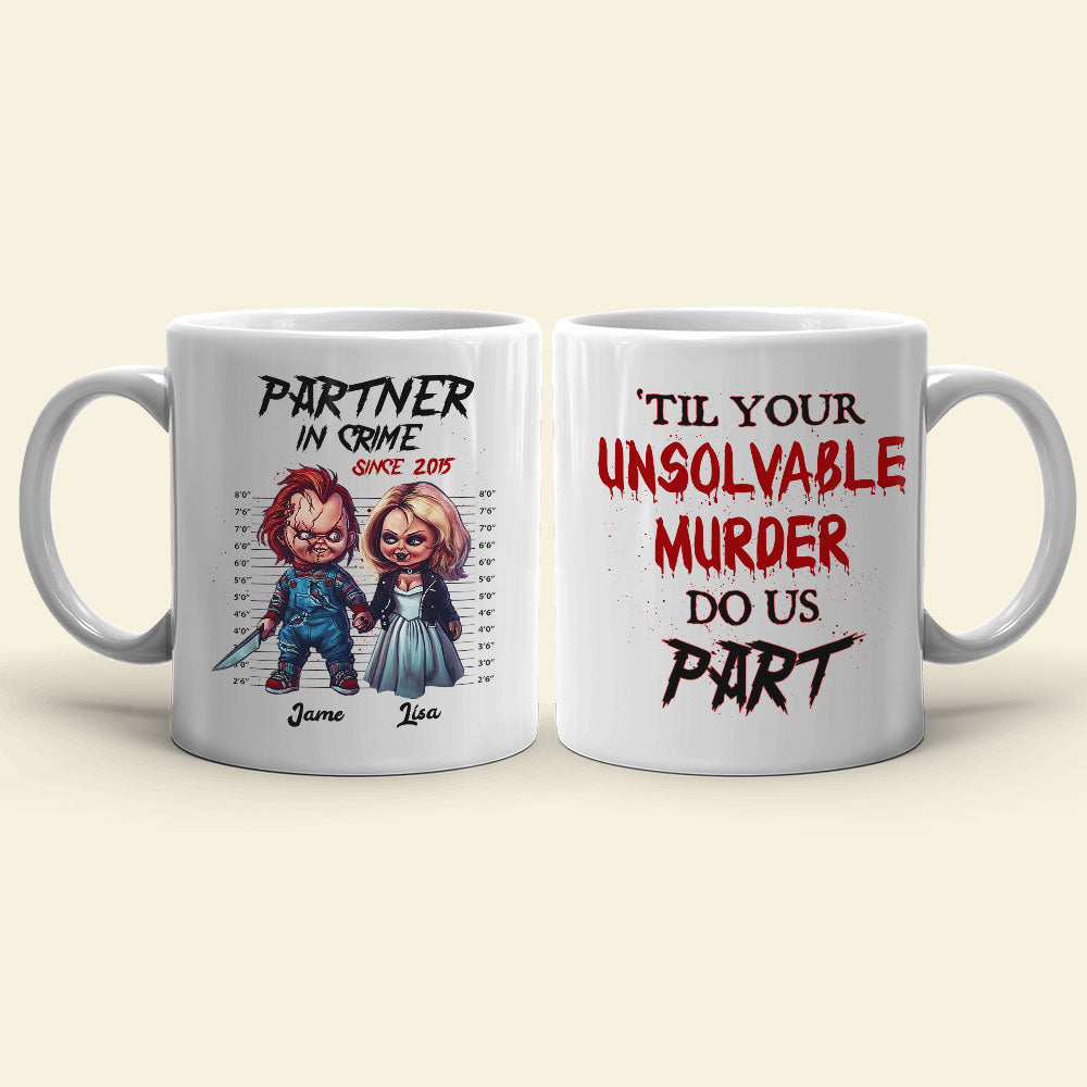 Darkly Romantic Personalized Couple Mugs - Unique Valentine's Day Gifts Coffee Mug PopCulturePrints