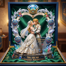 Load image into Gallery viewer, You Are My Greatest Adventure - Personalized Married Couple Acrylic Plaque
