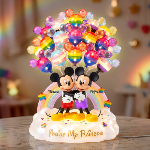 You're My Rainbow - Forever Love Light Box for LGBTQ+ Couples Light Box PopCulturePrints