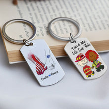 Load image into Gallery viewer, Personalized Couples Keychain | Unique Stainless Steel Valentine&#39;s Day Gifts Keychains PopCulturePrints
