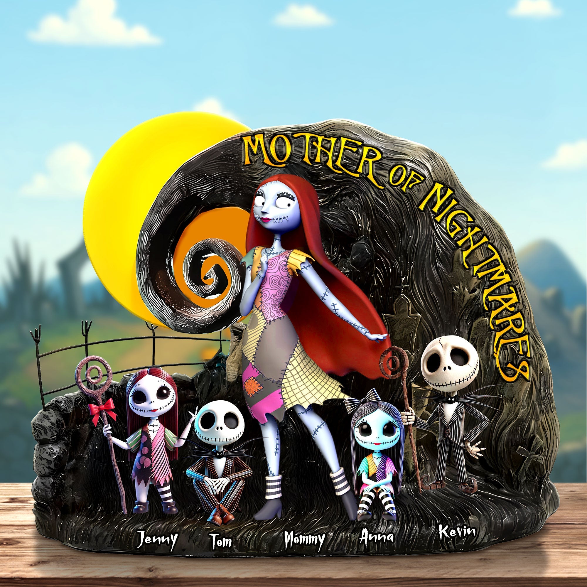 "Mother of Nightmares" - Personalized Acrylic Plaque - Unique Gift for Mom, Grandma & More Shaped Plaques PopCulturePrints