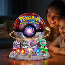Load image into Gallery viewer, Every Mom is a Hero: Elemental Creatures Acrylic Light Box - Personalized Gift for Mom, Grandma, and More Light Box PopCulturePrints

