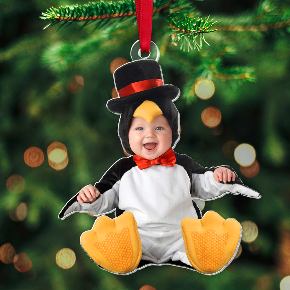 Funny Custom Face For Kids 03hutn260824 Personalized Christmas Ornament Ornament PopCulturePrints