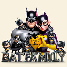 Load image into Gallery viewer, Celebrate Your Family with Custom Batman Family Acrylic Plaque - Personalized Gift for Dad, Grandpa, and More! Shaped Plaques PopCulturePrints
