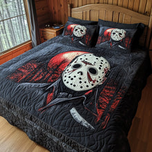 Load image into Gallery viewer, Embrace the Fright: Creepy Villains Quilt Bedding Set - Personalized Gifts for Horror Movie Lovers Bedding Set PopCulturePrints
