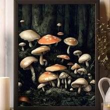 Load image into Gallery viewer, Enchanted Cat Gathering Retro Art Canvas Print Poster &amp; Canvas PopCulturePrints
