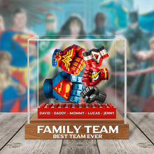 Load image into Gallery viewer, &quot;Best Family Ever&quot; - Personalized Acrylic Plaque Gift for Family, Perfect for Dad, Grandpa, and More! Shaped Plaques PopCulturePrints
