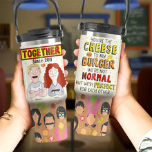 Load image into Gallery viewer, You&#39;re the Cheese to My Burger - Funny Couple Tumbler Cup Tumbler Cup PopCulturePrints
