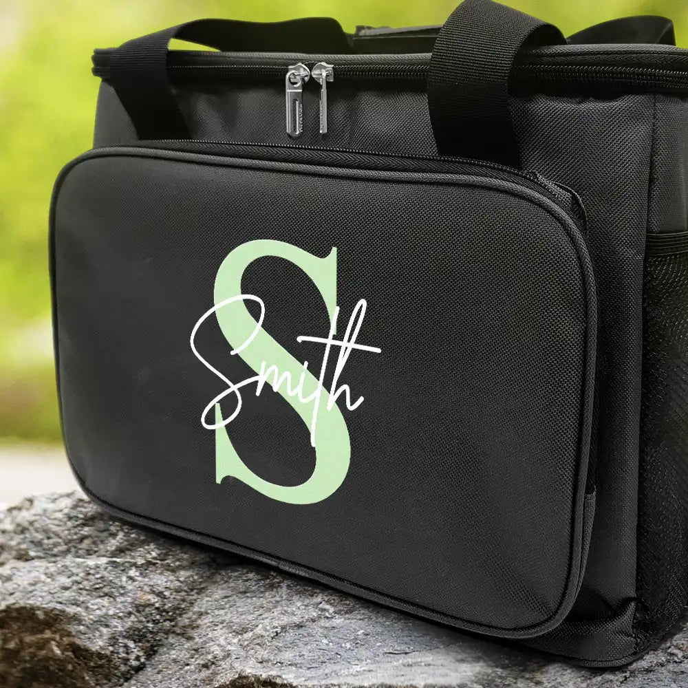 Personalized Monogram Initial Lunch Bag - Customized Cooling Tote for Everyone Lunch Bag, Cooling Tote PopCulturePrints