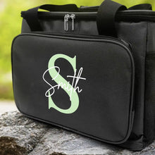 Load image into Gallery viewer, Personalized Monogram Initial Lunch Bag - Customized Cooling Tote for Everyone Lunch Bag, Cooling Tote PopCulturePrints
