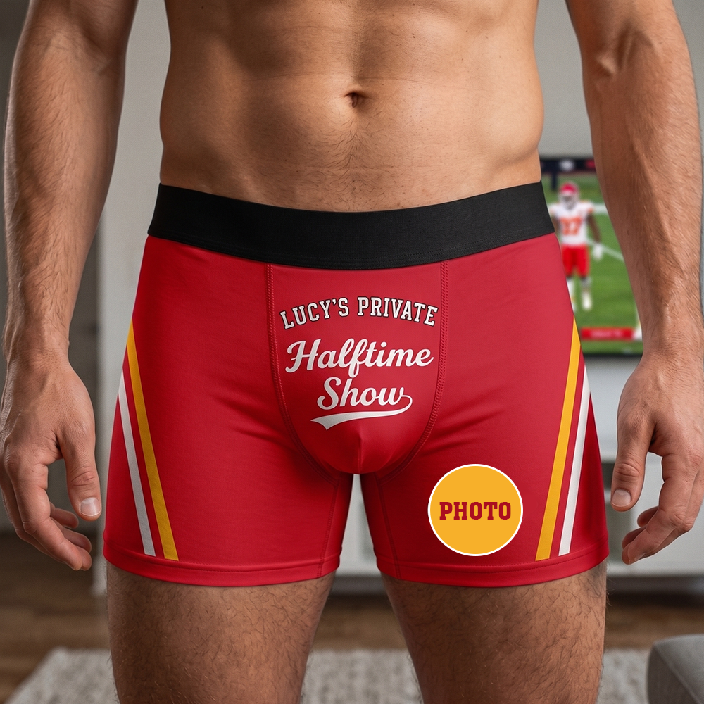 ‘Score Big with Comfort!’ - Athletic Spirit Men's Boxers - Personalized Gift for Sport Lovers