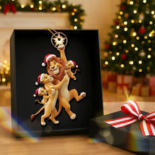 Load image into Gallery viewer, &quot;Celebrate Family Togetherness This Christmas&quot; - Personalized Family Ornament - Gift for Parents, Grandparents &amp; Loved Ones Ornament PopCulturePrints
