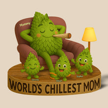 Load image into Gallery viewer, “World&#39;s Chillest Dad” - Personalized Plaque for Dad - Custom Gift for Father, Grandpa &amp; Family Shaped Plaques PopCulturePrints

