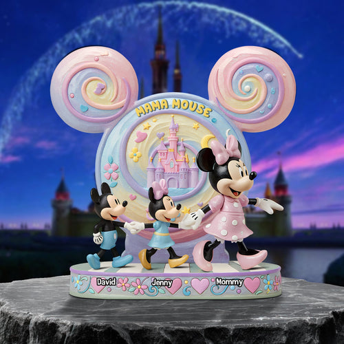 “A Mom’s Love is Always with You” - Personalized Gift for Mom Plaque, Custom Gift for Grandma & Loved Ones Shaped Plaques PopCulturePrints