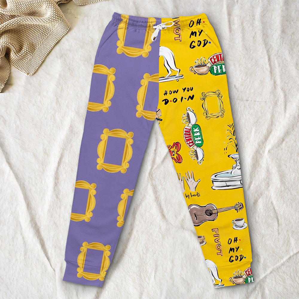 Customizable Movie Lover Joggers with Pop Culture Icons