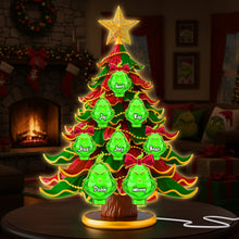 Load image into Gallery viewer, &quot;Illuminate Your Family Tree!&quot; - Green Family Tree Light Box - Personalized Gift for Family Light Box PopCulturePrints
