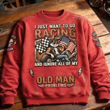 Load image into Gallery viewer, I Just Want to Go Racing - Personalized Old Man Racing 3D Shirt - Gift for Bikers &amp; Racing Enthusiasts AOP Products PopCulturePrints
