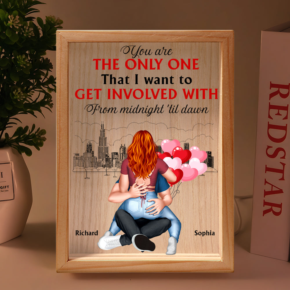 Personalized Light Box: You Are The Only One for Couples PopCulturePrints