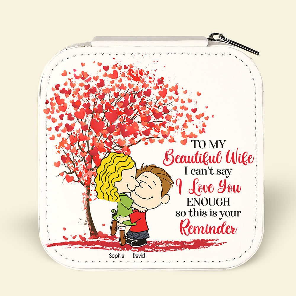 Personalized Jewelry Box for My Beautiful Wife - Unique Love Gift Jewelry Box PopCulturePrints