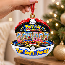 Load image into Gallery viewer, Celebrate Family Adventures - Personalized Acrylic Ornament - Unique Christmas Gift for Families Ornament PopCulturePrints
