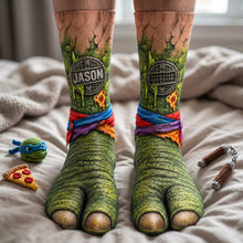 Load image into Gallery viewer, “Unleash Your Inner Legend!” - Unique Personalized Warrior Socks - Custom Gifts for Fans and Friends
