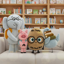 Load image into Gallery viewer, "Spread Love with Every Snuggle" - Cute Characters Pillow, Personalized Gift for Teachers and Students Pillow PopCulturePrints
