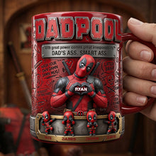 Load image into Gallery viewer, “Smart Dads Deserve Smart Mugs” - Funny Dad Life Coffee Mug, Personalized Gift for Dad, Grandpa, and any Superhero Coffee Mug PopCulturePrints

