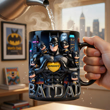 Load image into Gallery viewer, "Be Your Child’s Hero!" - Custom Strong Dad and Kids Magic Coffee Mug - Unique Gift for Dad, Grandpa, and More Coffee Mug PopCulturePrints
