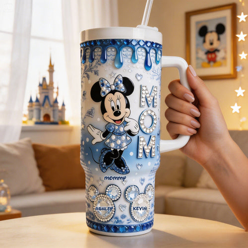 “Mommy's Little Fairy” - Personalized 40oz Tumbler - Perfect Gift for Mom, Grandma & Kids Tumbler Cup PopCulturePrints