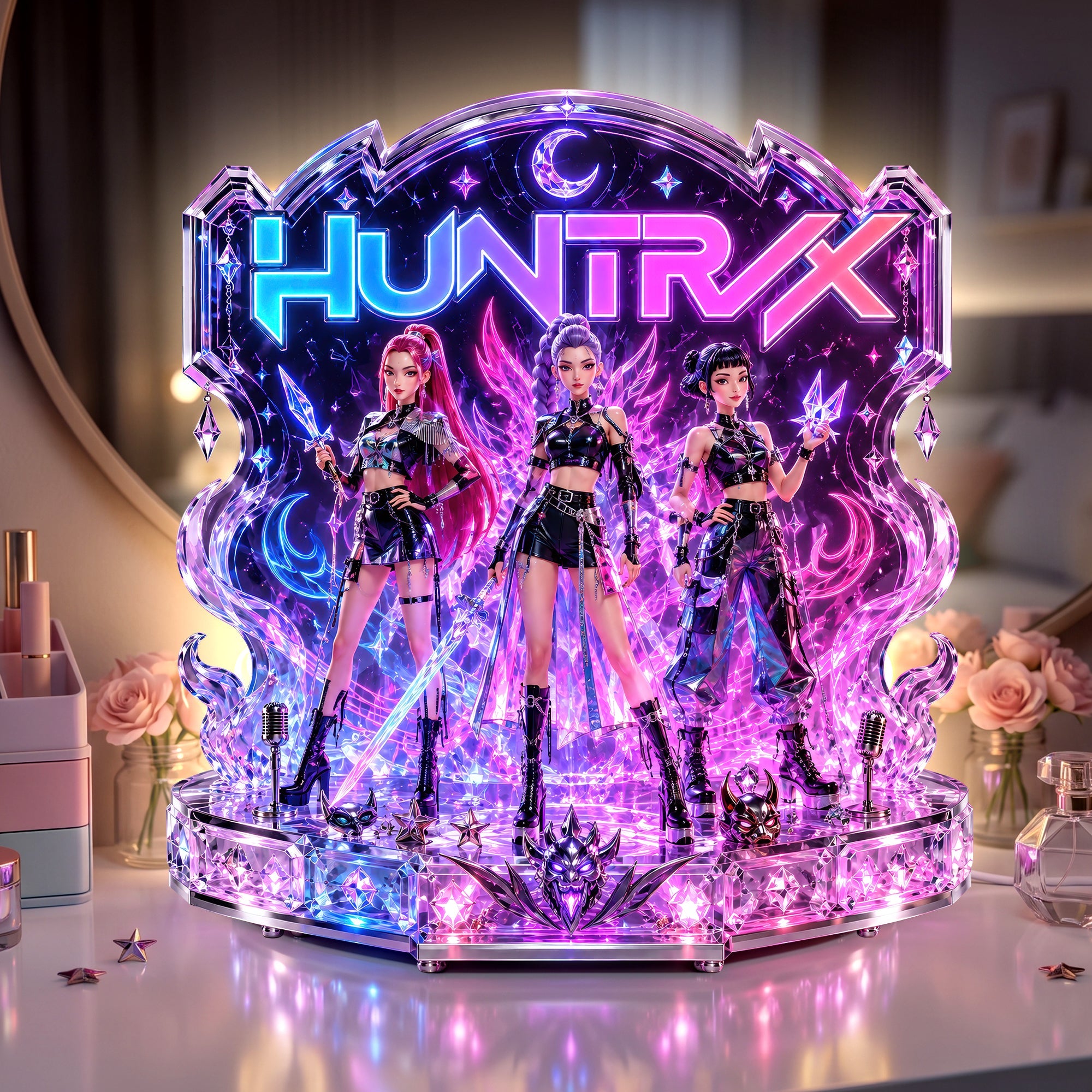 Capture the Magic of Light - Crystal-style Stage Acrylic Light Box - Personalized Gift Light Box PopCulturePrints