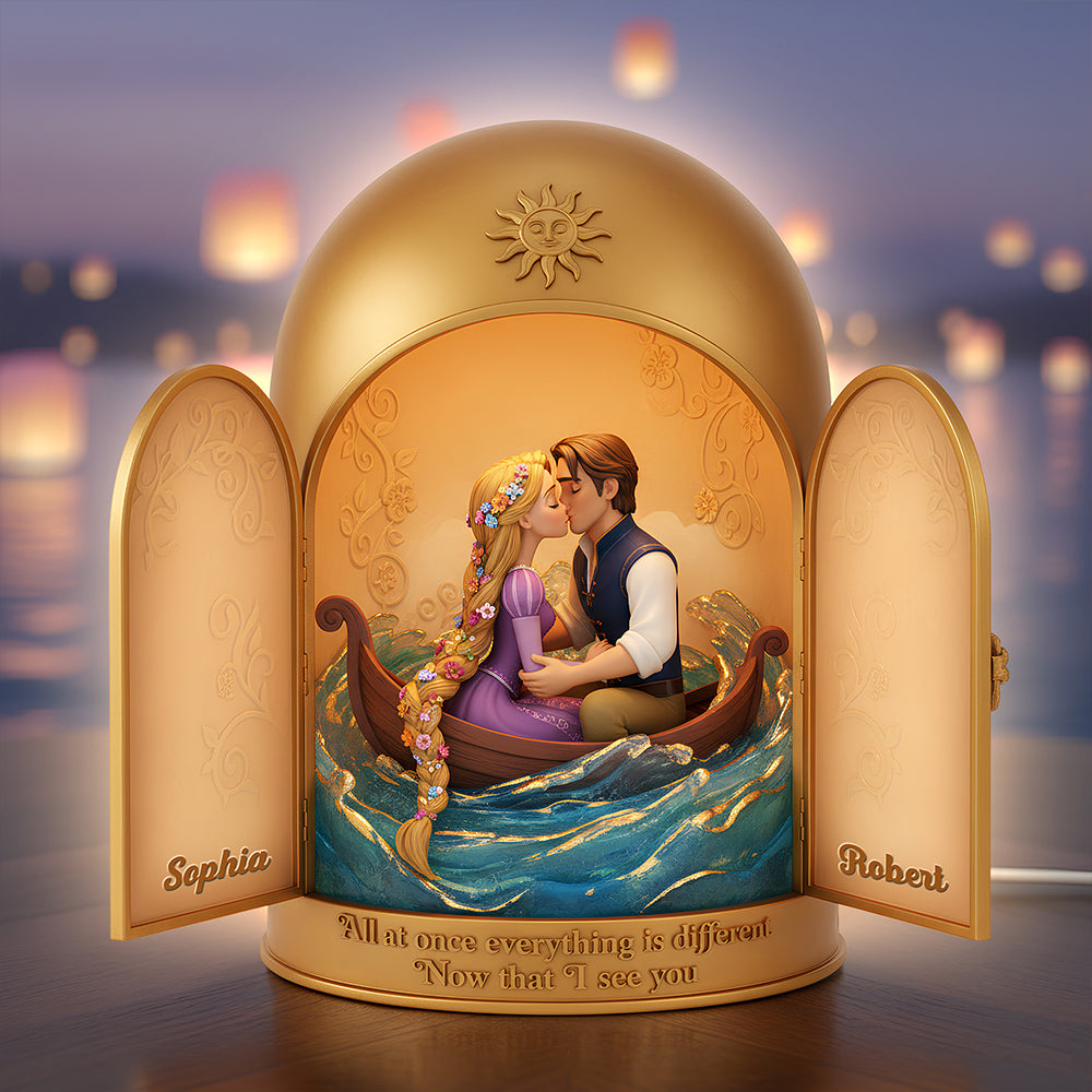 Fairytale Love Light Box - Personalized Gift for Couples Light Box PopCulturePrints