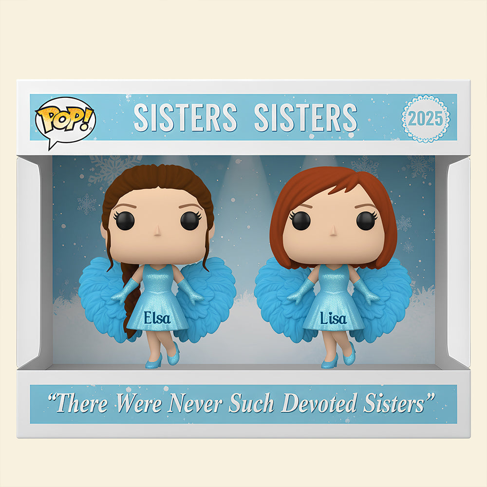 "There Were Never Such Devoted Sisters" - Soul Sisters Acrylic Plaque Personalized Gifts for Besties Shaped Plaques PopCulturePrints