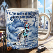 Load image into Gallery viewer, Of All the Butts in the World, Yours is My Favorite - Personalized Skeleton Naughty Coffee Mug

