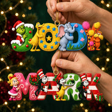 Load image into Gallery viewer, Christmas Alphabet Ornament - Personalized Gifts For Christmas 03padt081026 Ornament PopCulturePrints
