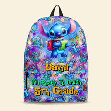 Load image into Gallery viewer, “Unleash Your Creativity!” Cartoon Backpack - Personalized Gift for Kids Backpack PopCulturePrints

