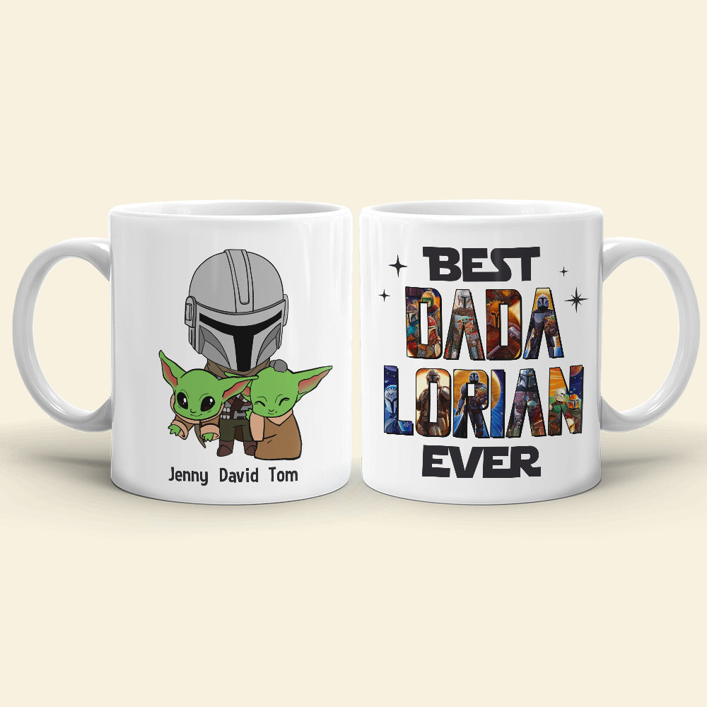 Personalized Best Dada Lorian Mug - Custom Family Gift Coffee Mug PopCulturePrints